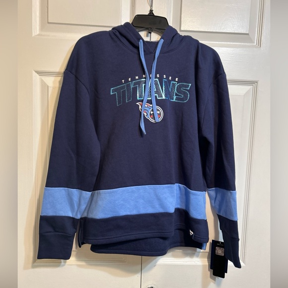 NFL Team Apparel Tennessee Titans Football Hoodie Sweatshirt Women Size M Medium - Picture 1 of 12